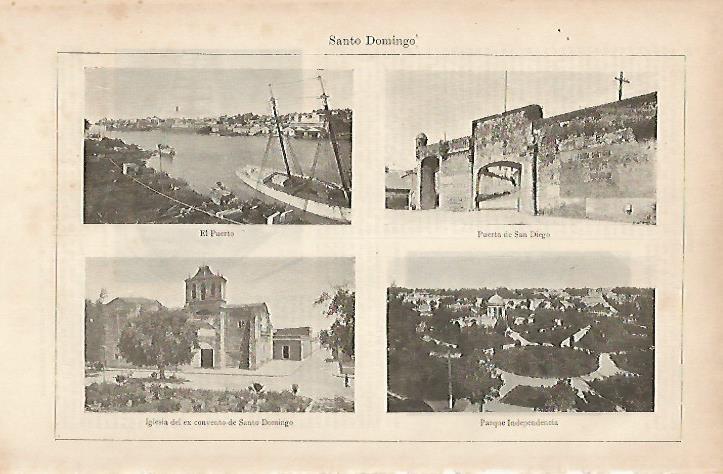 LAMINA ESPASA 19484: Vistas de Santo Domingo en El Salvador