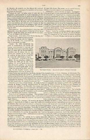 LAMINA ESPASA 19515: Escuela Alvares Penteado en Sao Paolo