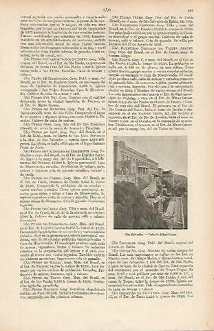 LAMINA ESPASA 19516: Palacio del Gobierno en Sao Salvador