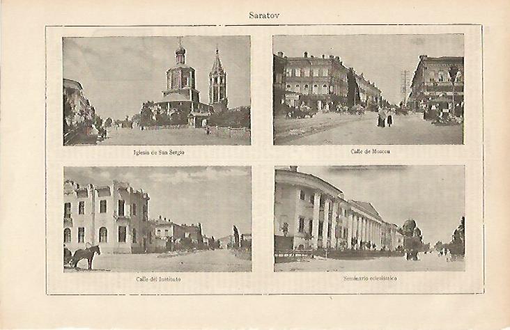 LAMINA ESPASA 19529: Vistas de Saratov