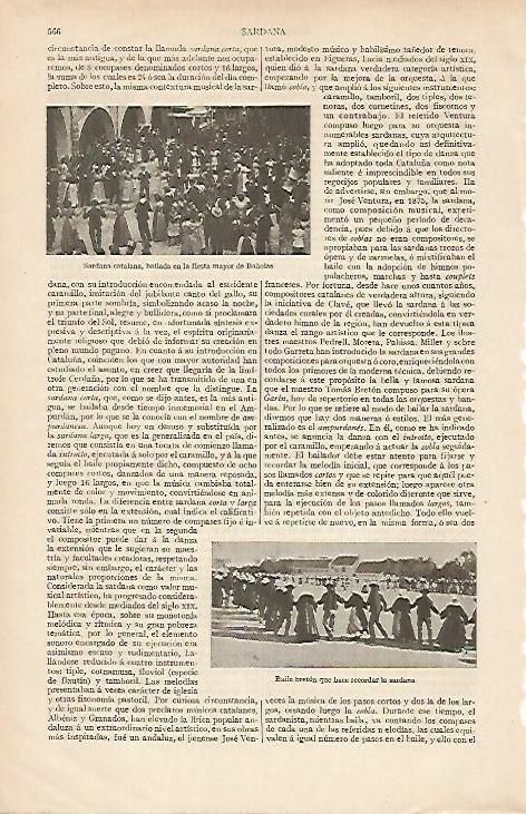 LAMINA ESPASA 19539: Sardanas en Banyoles y baile breton