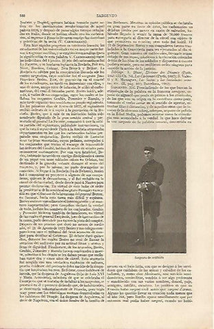 LAMINA ESPASA 19547: Sargento de artilleria