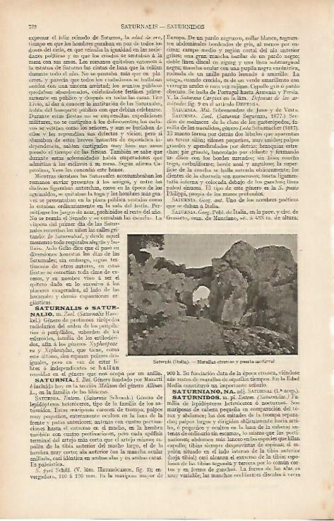 LAMINA ESPASA 19573: Murallas etruscas de Saturnia Italia