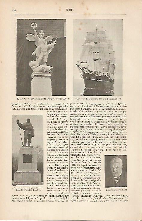 LAMINA ESPASA 19599: Monumento al Capitan Scott
