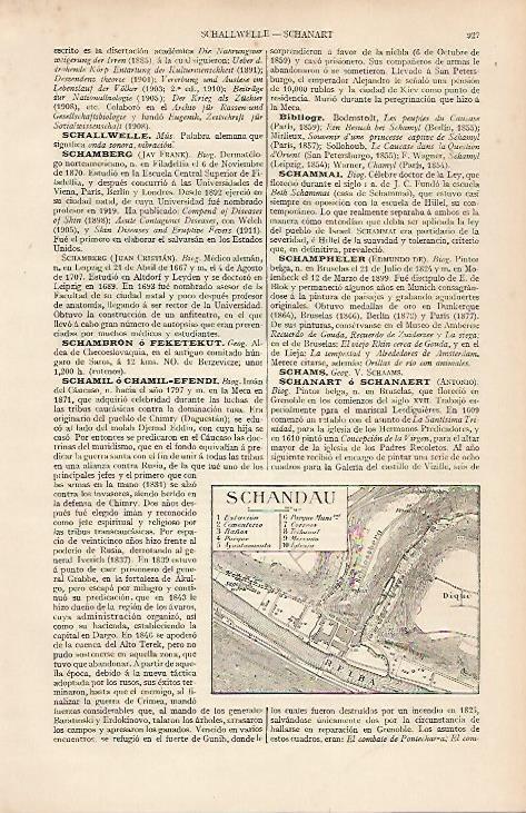 LAMINA ESPASA Alemania 19609: Plano de Schandau Alemania