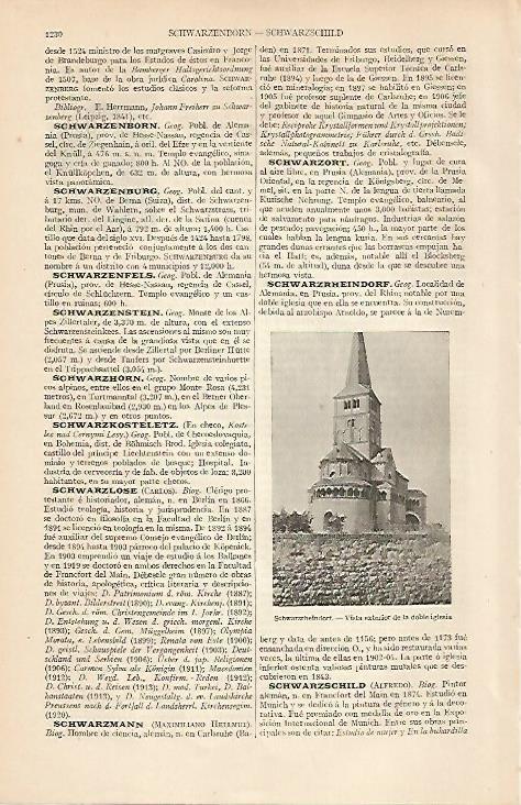 LAMINA ESPASA Alemania 19634: Iglesia de Schwarzheindorf Alemania