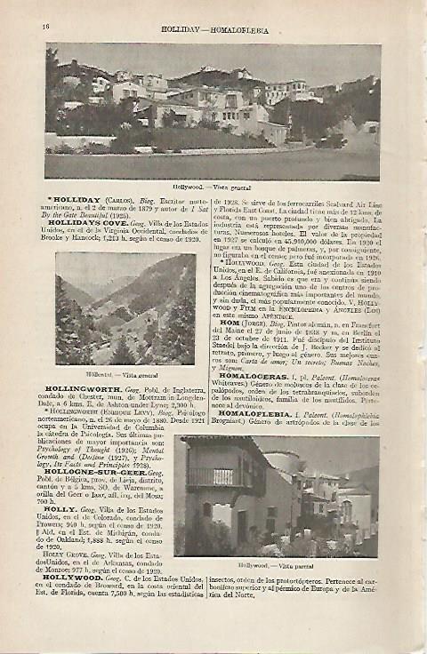LAMINA ESPASA 19699: Vista de Hollywood