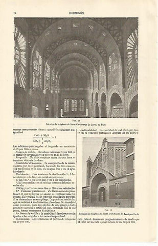 LAMINA ESPASA 19701: Iglesia de Saint Christophe de Javel en Paris