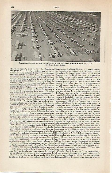 LAMINA ESPASA 19725: Revista de 600 aviones de caza en 1931