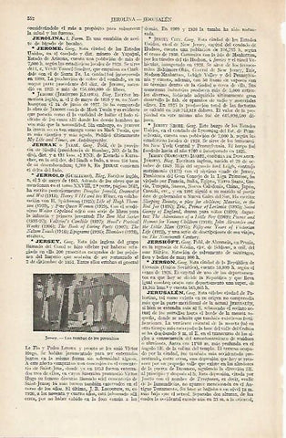 LAMINA ESPASA 19739: Tumbas de los poscritos en Jersey Inglaterra