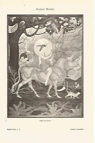 LAMINA ESPASA 19742: Panel decorativo por Jimenez Herraiz