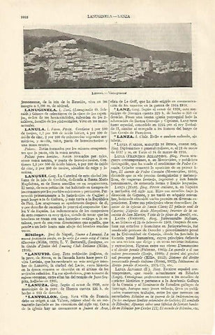 LAMINA ESPASA 19780: Vista de Lanusei Cerdeña