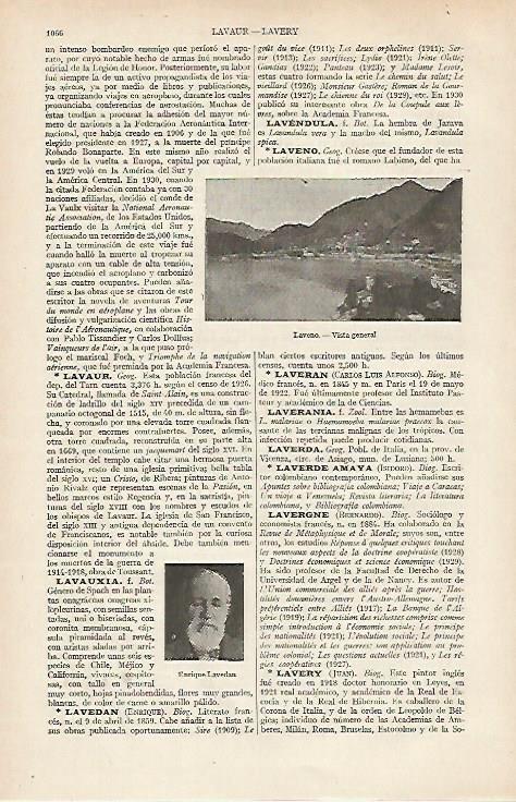 LAMINA ESPASA 19785: Vista de Laveno Italia