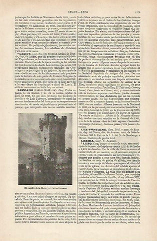 LAMINA ESPASA 19795: El Castillo de la Mota por C. Lezcano