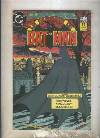 Clasicos DC numero 03: Batman-Green Lantern-Green Arrow (numerado 1 en interior cubierta)