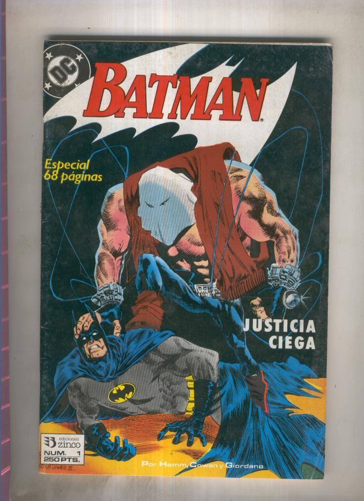 Batman: Justicia ciega numero 1 (subrayado leve en parte credito)