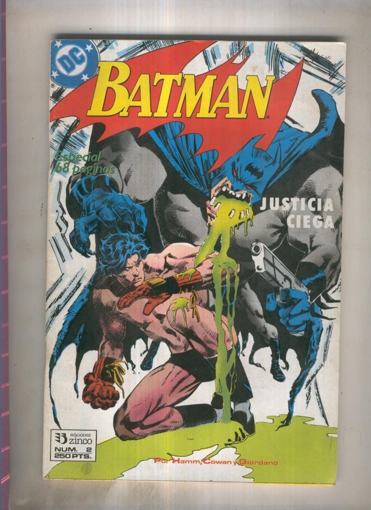 Batman: Justicia ciega numero 2 (subrayado leve en parte credito)