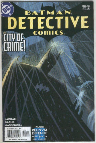 DETECTIVE COMICS Vol.1 No.806: BATMAN - City Of Crime 6