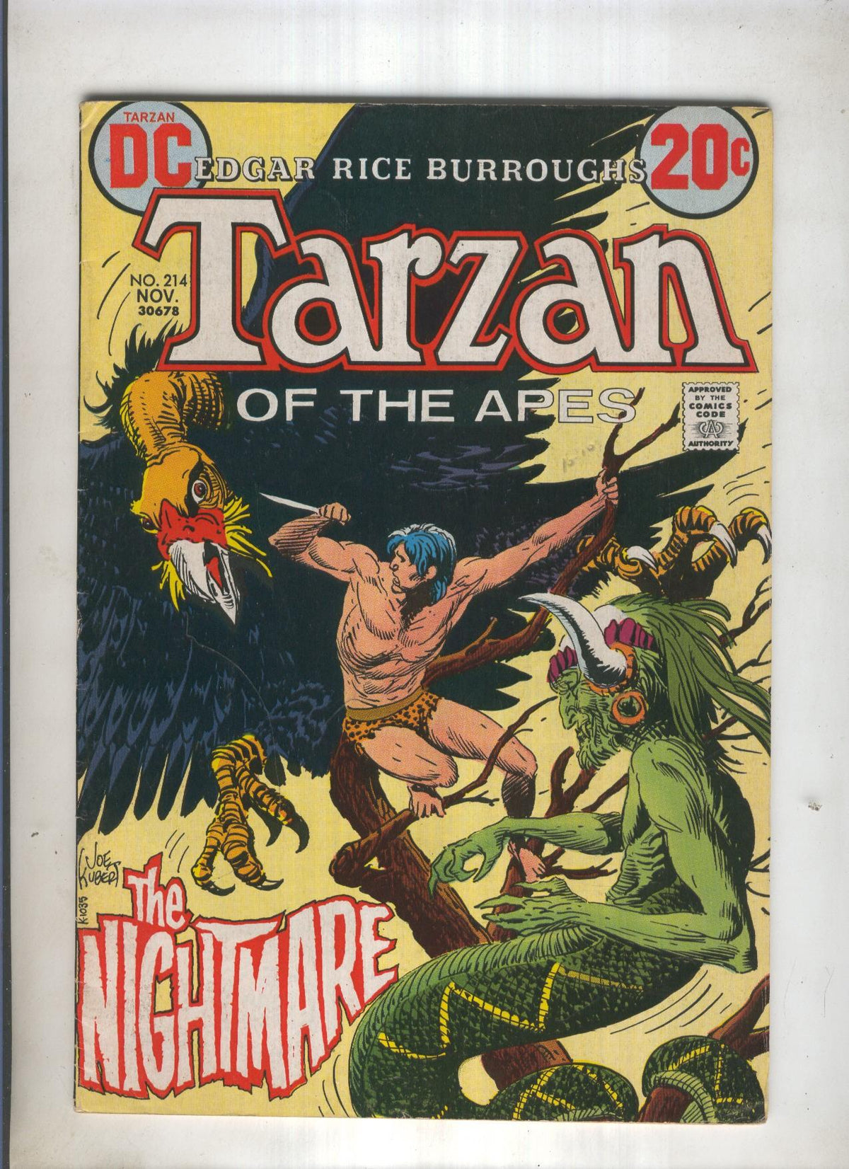 TARZAN OF THE APES DC Numero 214: The Nightware