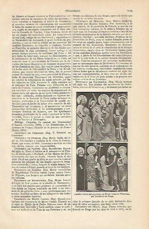 LAMINA ESPASA 2756: Cuadro de Teodorico de Praga
