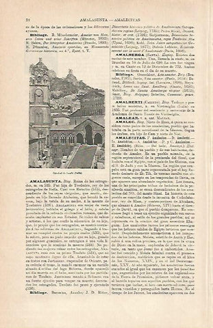 LAMINA ESPASA 5479: Catedral de Amalfi Italia