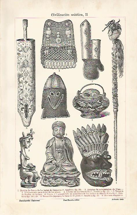 LAMINA ESPASA 5659: Civilizaciones de Asia