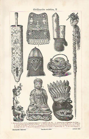 LAMINA ESPASA 5659: Civilizaciones de Asia