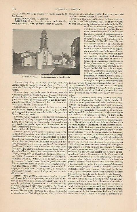 LAMINA ESPASA 7507: Iglesia de Somoza La Coruña