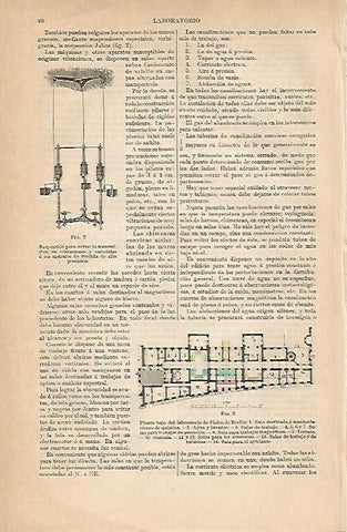 LAMINA ESPASA 8874: Planta baja del Laboratorio de Fisica de Berlin
