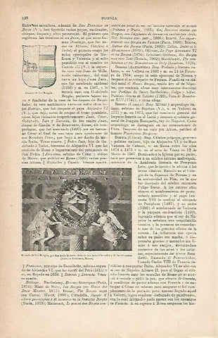 LAMINA ESPASA 11761: Escudo de los Borgia