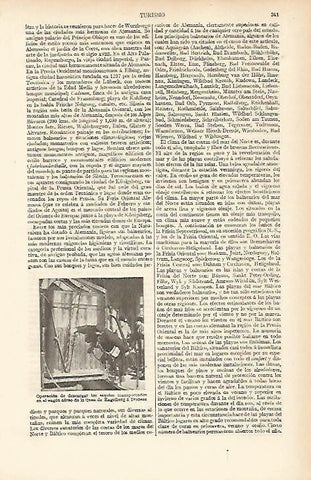 LAMINA ESPASA 12024: Descarga de esquies del vagon de la linea Engelberg a Trubsee