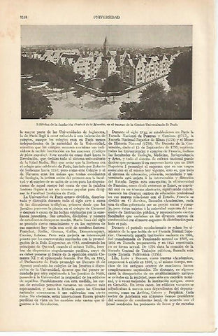 LAMINA ESPASA 12146: Fundacion Deutsch de la Meurthe en Paris