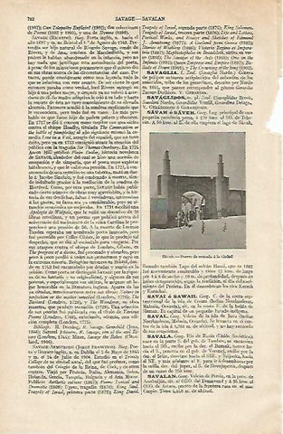 LAMINA ESPASA 12418: Puerta de entrada a la ciudad de Savah Iran