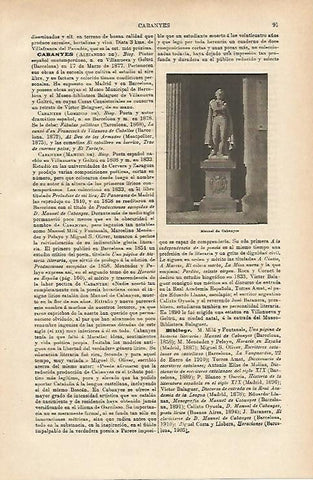 LAMINA ESPASA 14587: Manuel de Cabanyes