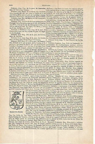 LAMINA ESPASA 16384: Esciudo de La Estrada Pontevedra