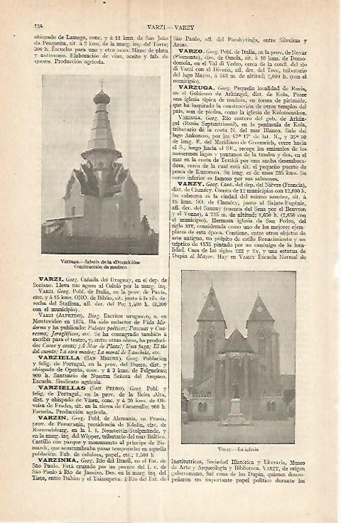 LAMINA ESPASA 17335: Iglesia de la dormicion en Varzuga Rusia