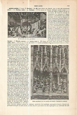 LAMINA ESPASA 17812: Mercader