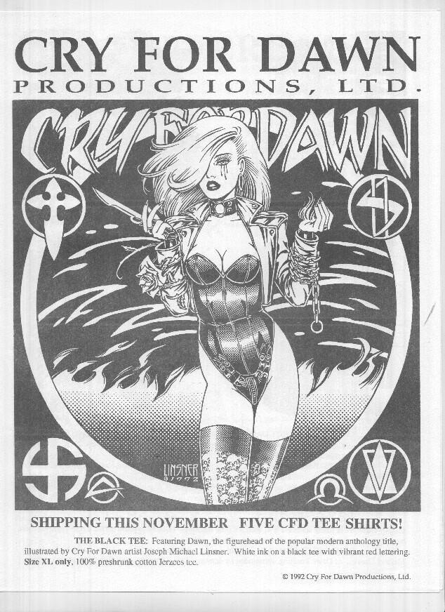 CRY FOR DAWN Productions Ltd.: December 1992 (Previewing Releases Magazine 1992)
