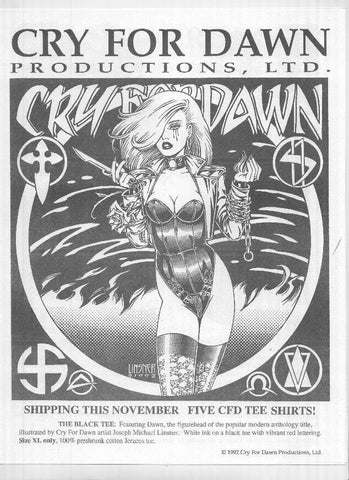 CRY FOR DAWN Productions Ltd.: December 1992 (Previewing Releases Magazine 1992)