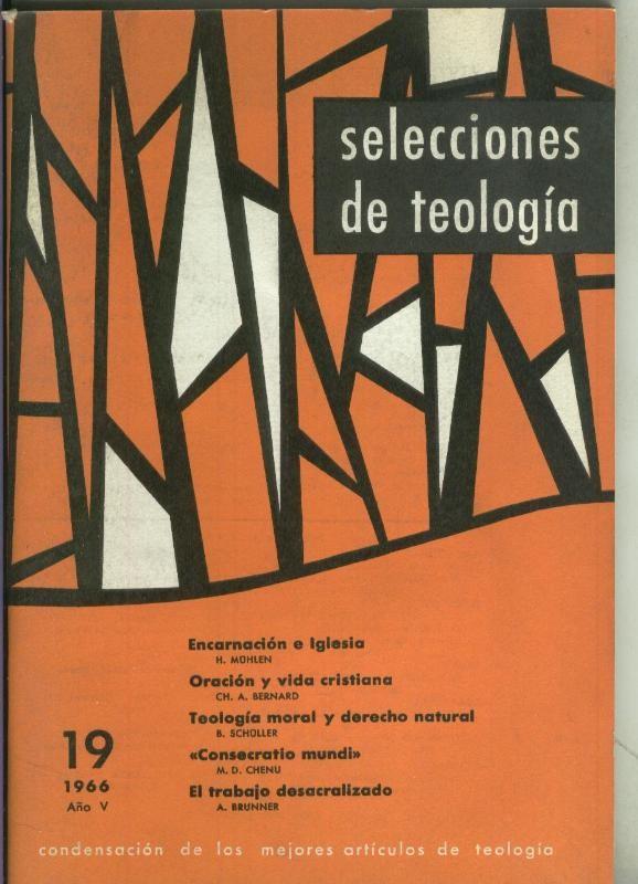 Selecciones de Teologia numero 19