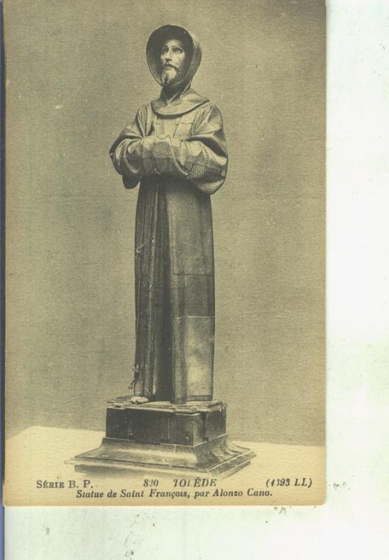 Postal 013995: Estatua de San Francisco de Alonso Cano, Toledo