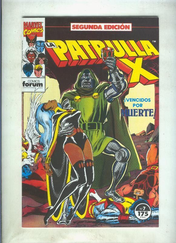 La Patrulla X volumen 1 segunda edicion numero 07 (numerado 2 en trasera)