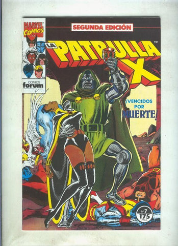 La Patrulla X volumen 1 segunda edicion numero 07 (numerado 2 en trasera)