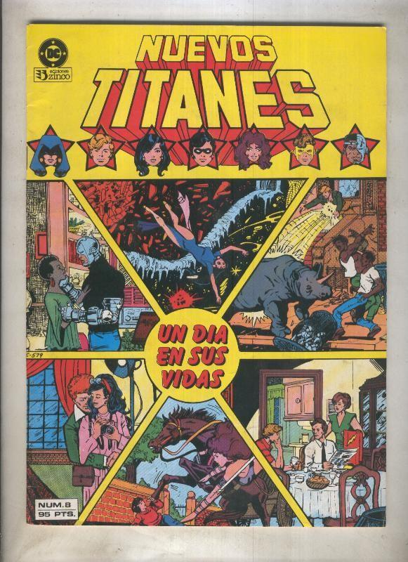 Nuevos Titanes volumen 1 numero 08 (numerado 1 en trasera)