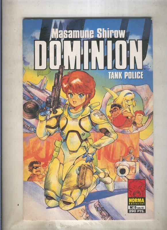 Dominion Tank Police numero 5 (numerado 2 en interior cubierta)