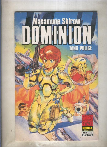 Dominion Tank Police numero 5 (numerado 2 en interior cubierta)
