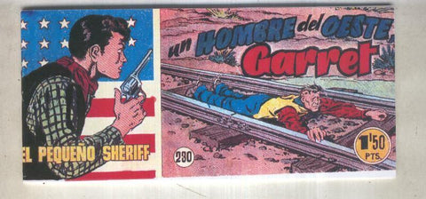 El Pequeño Sheriff facsimil numero 230: Un hombre del oeste, Garret