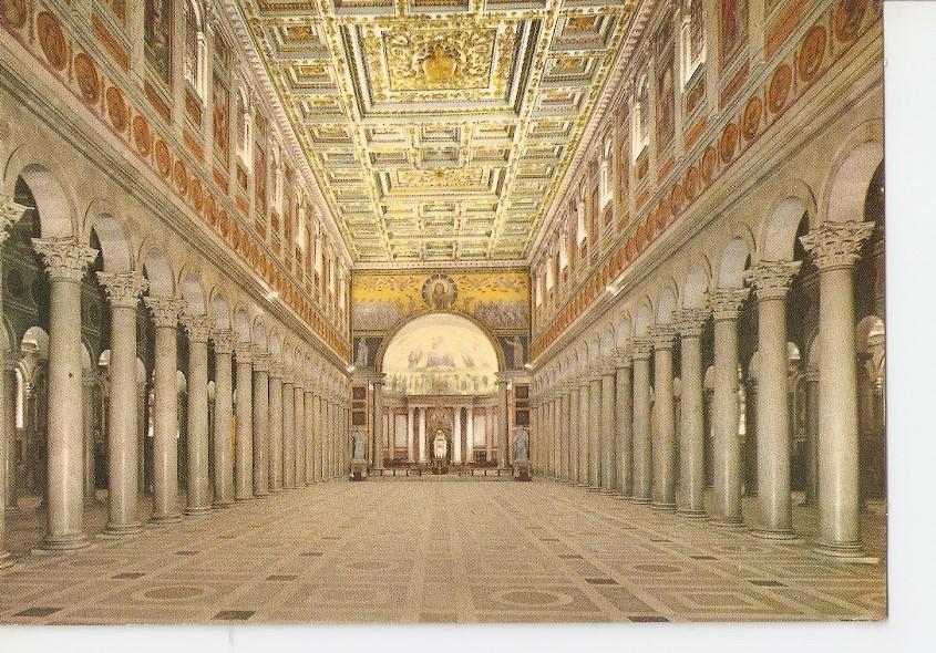 Postal 031077 : Roma Basilique of S. Paul - Interior