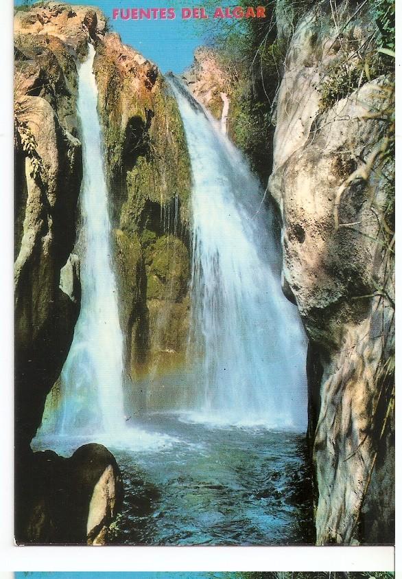 Postal 045404 : Callosa de Ensarria (Alicante). Rio Algar - Cascadas Toll de la Caldera