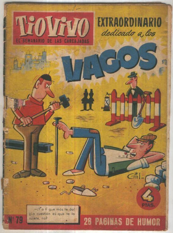 Tio Vivo numero 079: extra dedicado a los vagos  (aviejado y con pequeños rotos) 